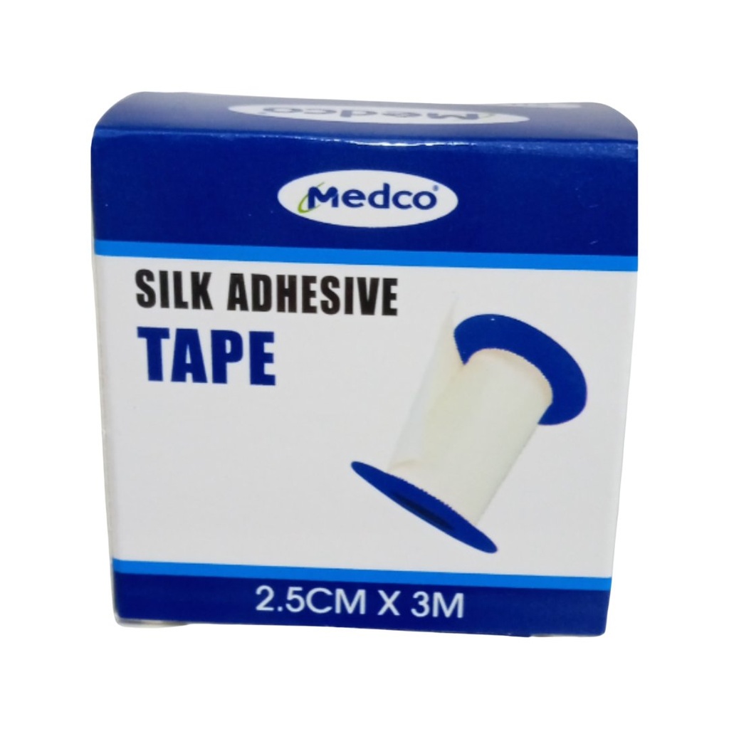 * Medco Silk Adhesive Tape Roll, 2.5cmx3m