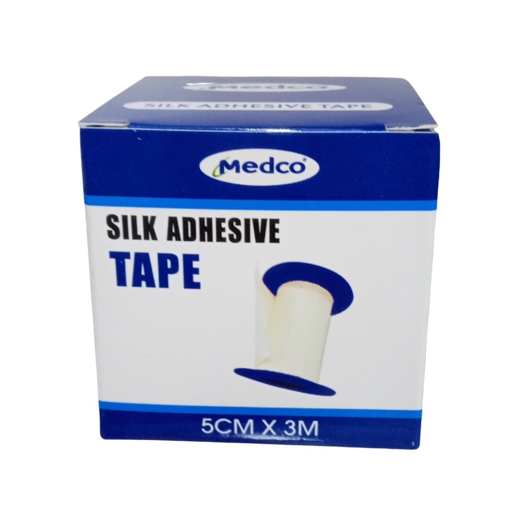 * Medco Silk Adhesive Tape Roll, 5cmx3m