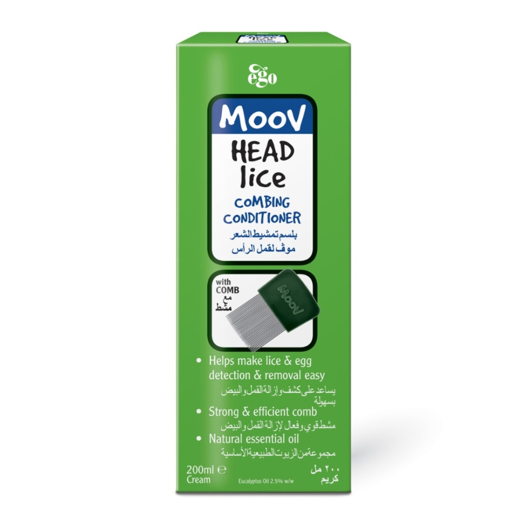 * Moov Head Lice (Conditioner + Comb), 200ml