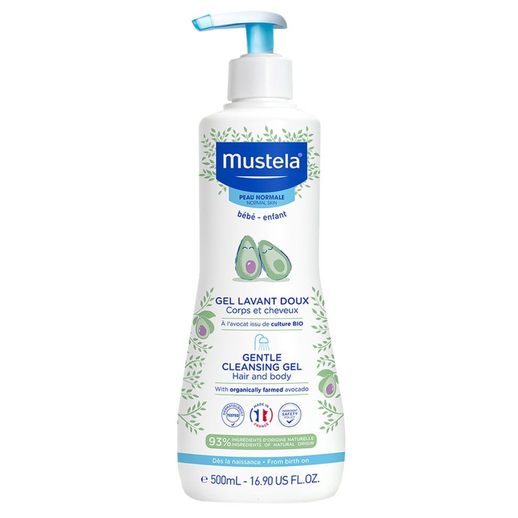 * Mustela Baby Gentle Cleansing Gel, 500ml