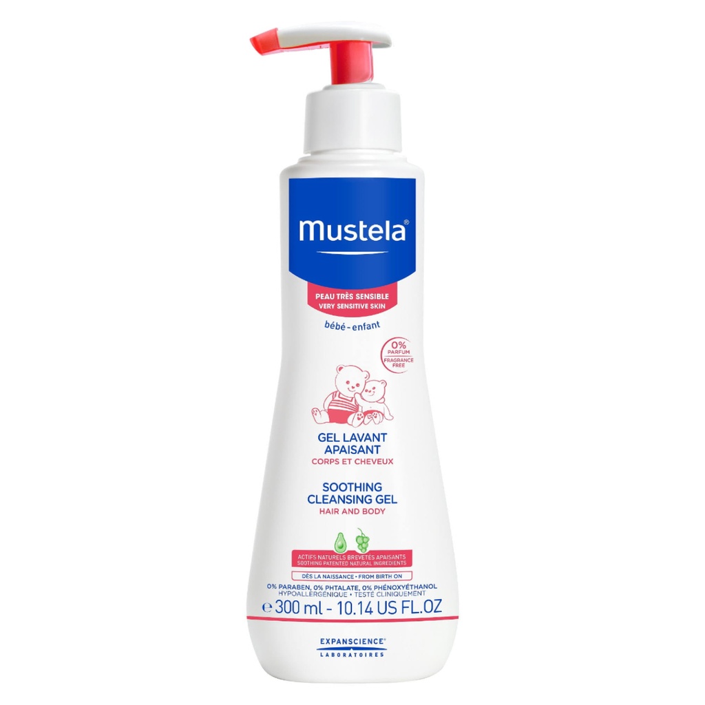 * Mustela Soothing Cleansing Gel, 300ml