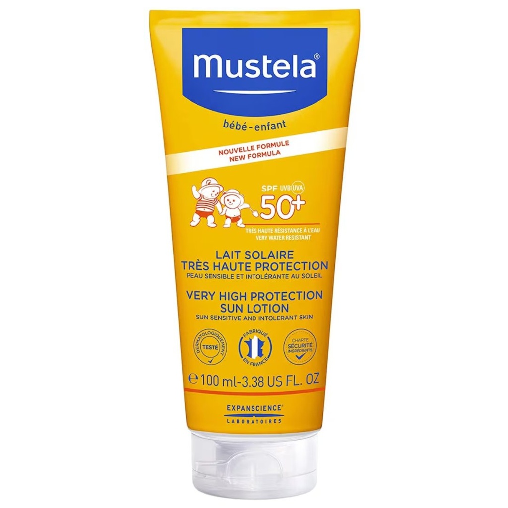 * Mustela Very High Protection SPF50+ Sun Lotion, 100ml