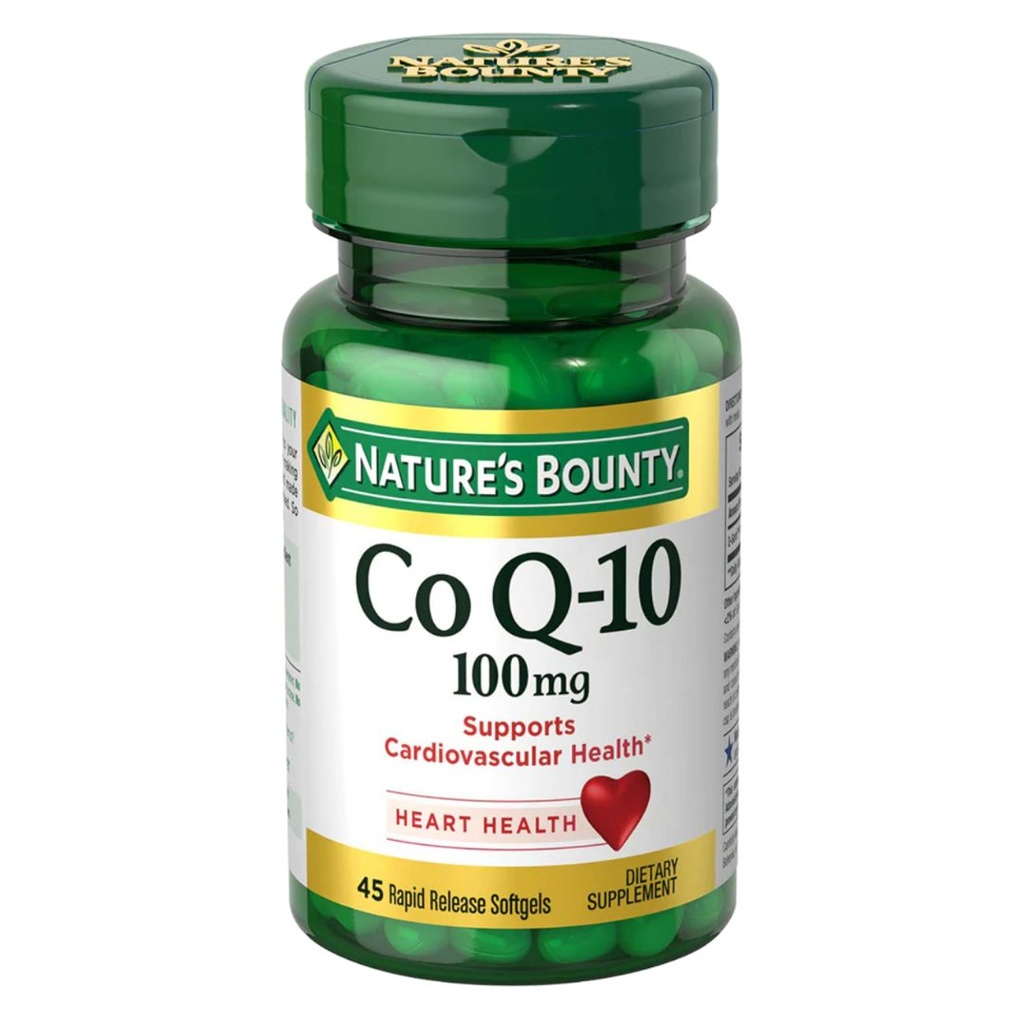 * Nature's Bounty Co Q-10 100mg Softgels, 45's