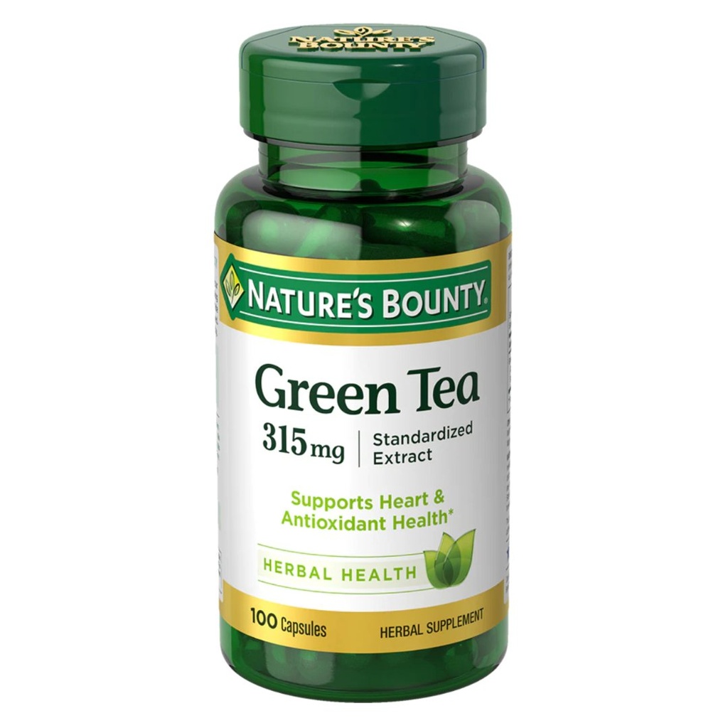 * Nature’s Bounty Green Tea Extract 315mg Capsules, 100's