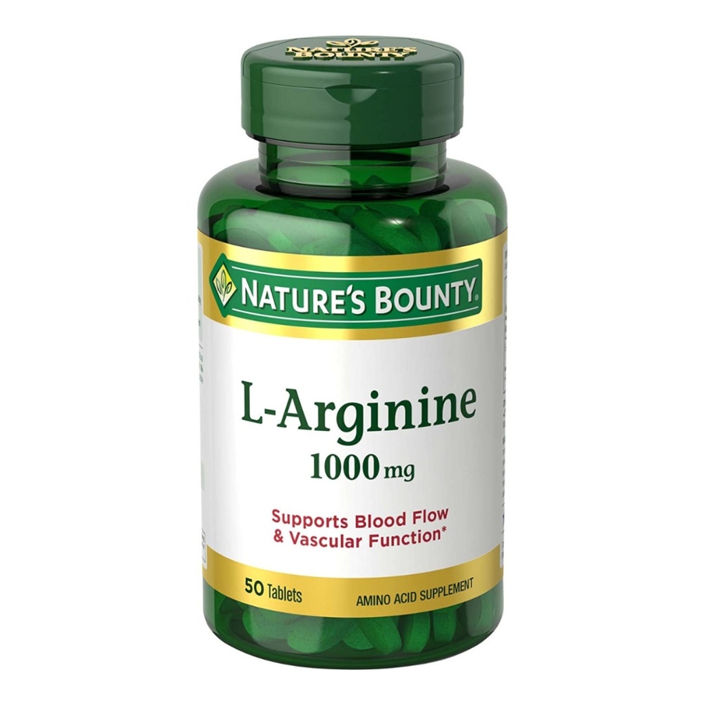 Nature’s Bounty  L-Arginine 1000mg Tablets, 50's 