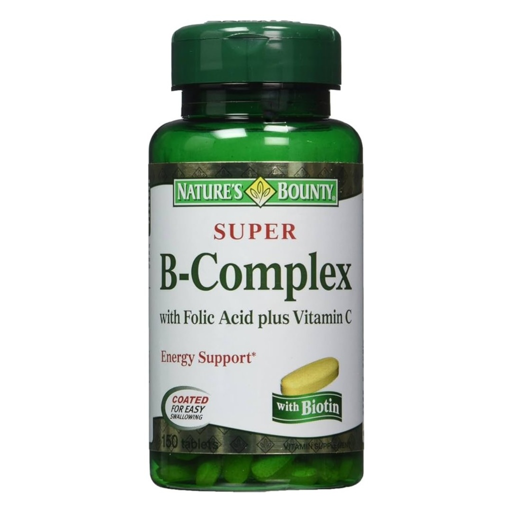* Nature's Bounty Super B-Complex Tablets, 150's