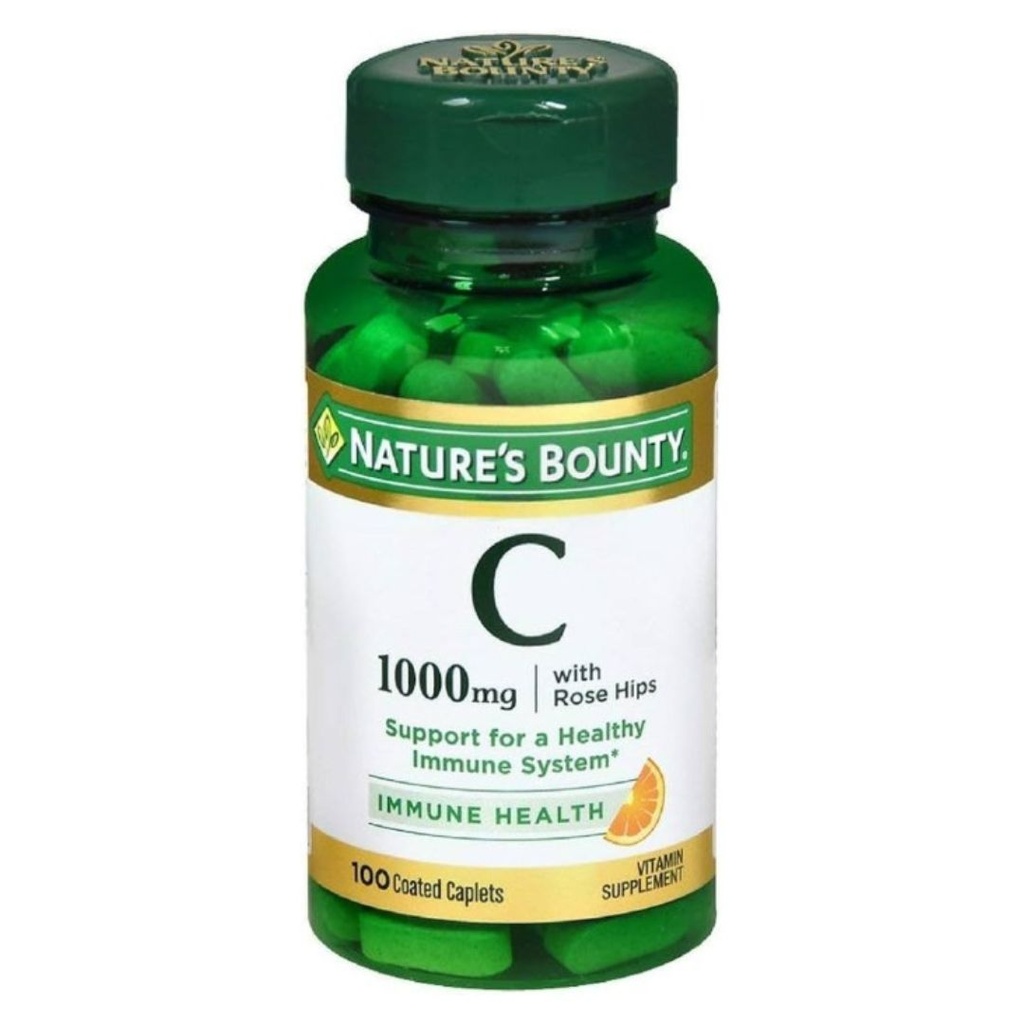 * Nature’s Bounty Vitamin C 1000mg Caplets, 100's 