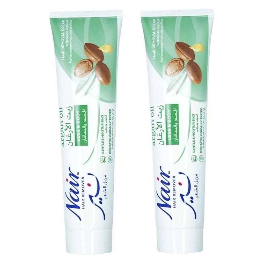 * Nair Argan Hair Removal Oil Cream, 110g - OFFER (Twin Pack 25% Off)