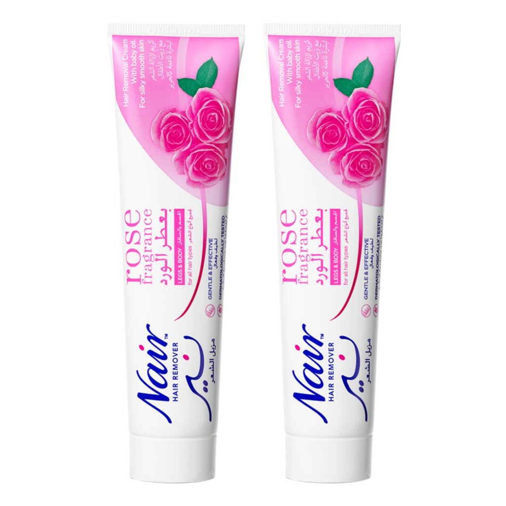 * Nair Rose Hair Remover Cream, 100ml - OFFER (Twin Pack 25% Off)