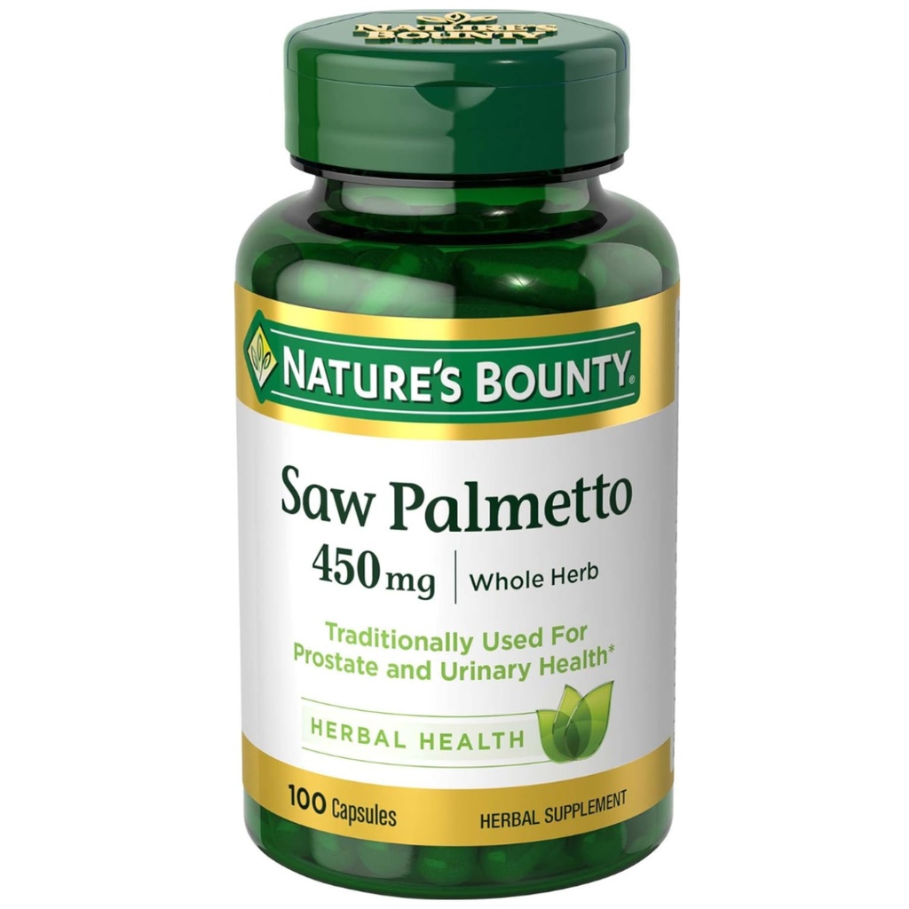 * Nature’s Bounty Saw Palmetto Capsules, 100's