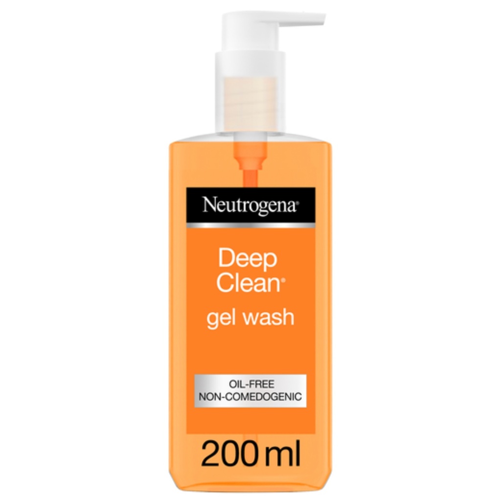 * Neutrogena Deep Clean Gel Wash, 200ml