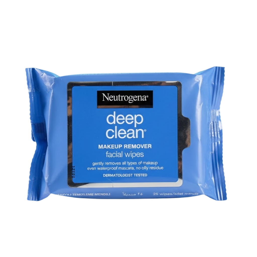 * Neutrogena Deep Clean Makeup Remover Wipes, 25's