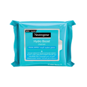 * Neutrogena Hydro Boost Facial Wipes, 25's