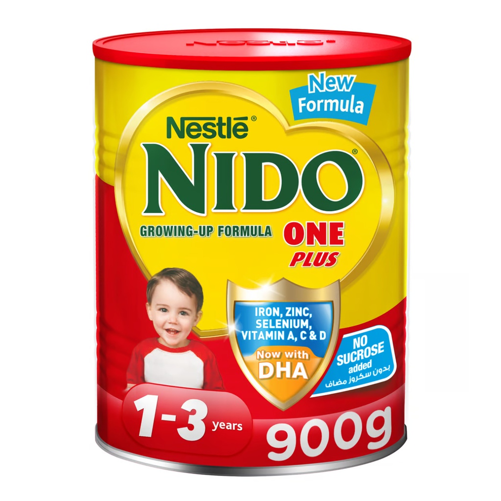 نيدو حليب بودر 1 بلس، 900 جرام