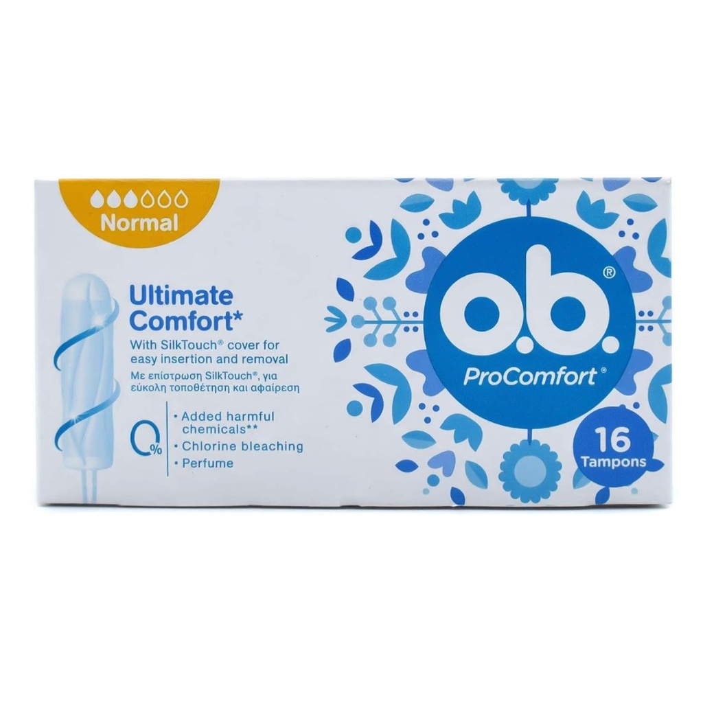 * O.B. Pro-Comfort Normal Tampons, 16's