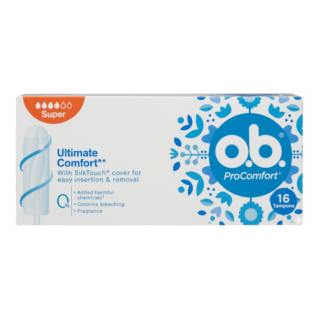 * O.B. Pro-Comfort Super Tampons, 16's
