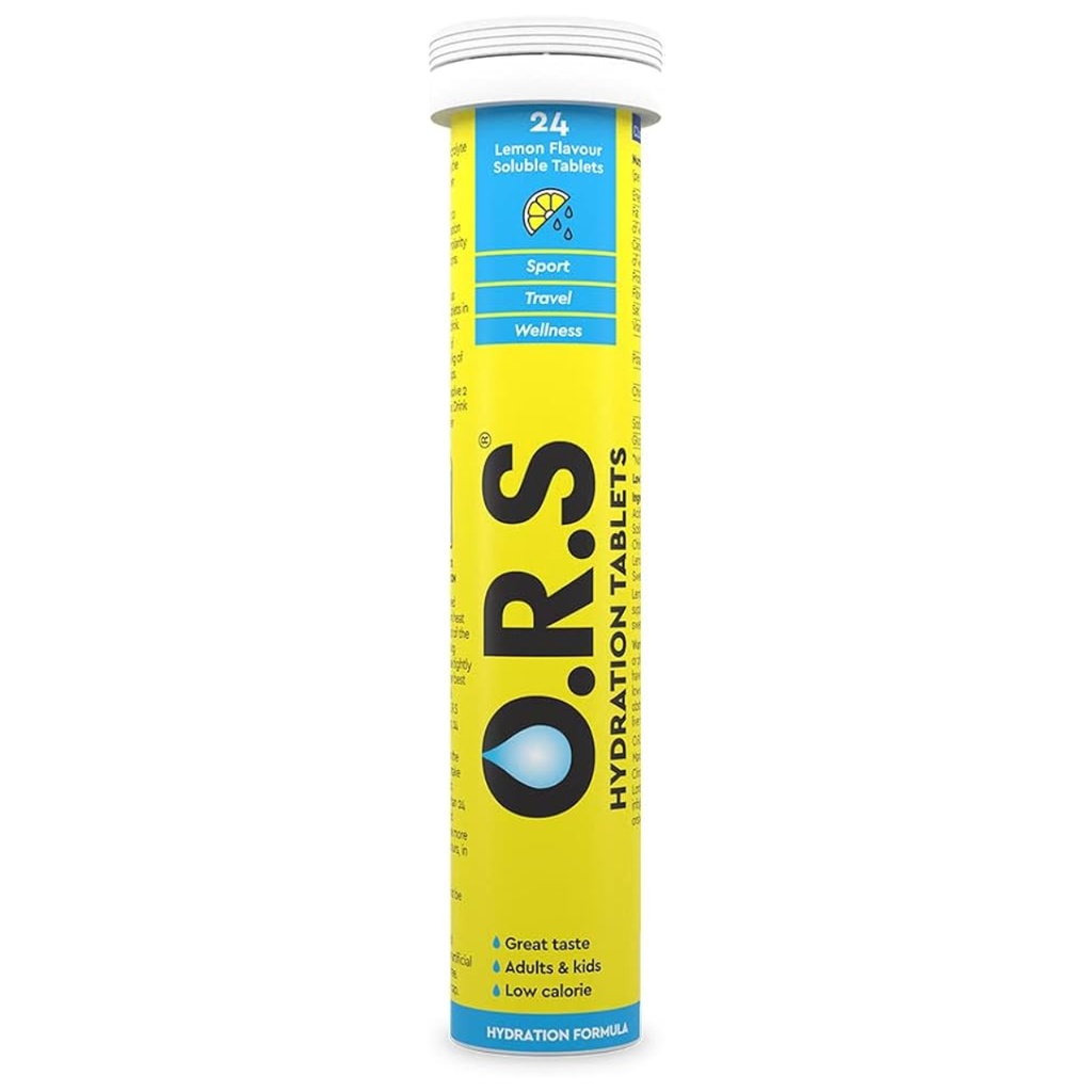* ORS Hydration Lemon Tablets, 24's