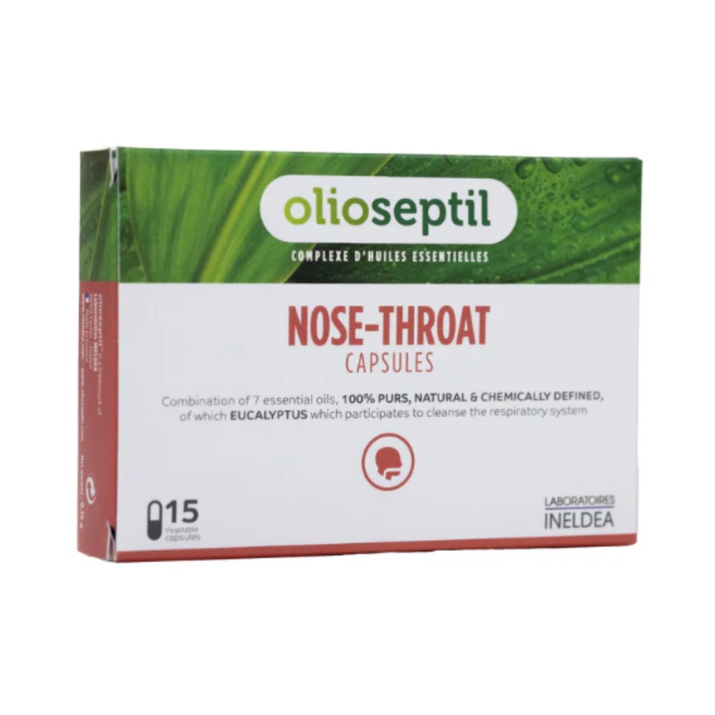 * Olioseptil Nose & Throat Capsules, 15's