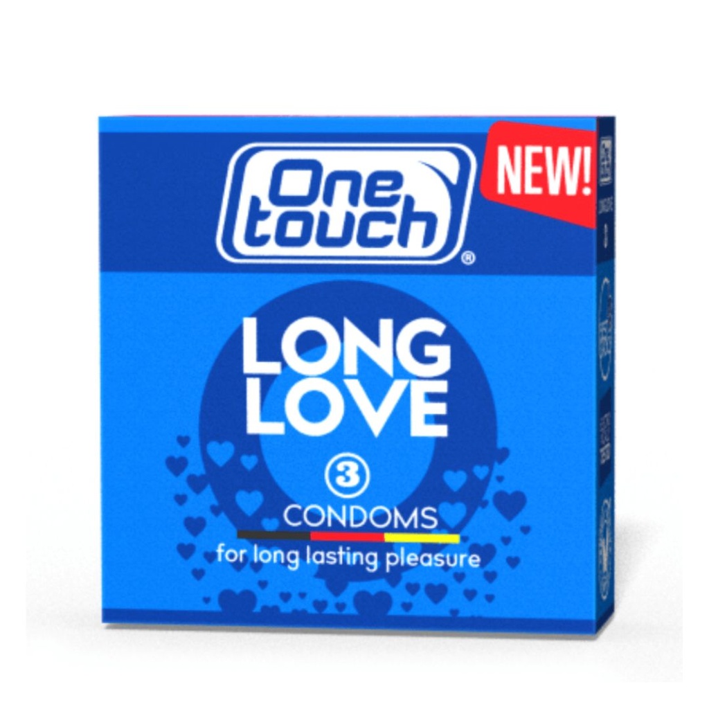* One Touch  Long Love Condoms, 3's