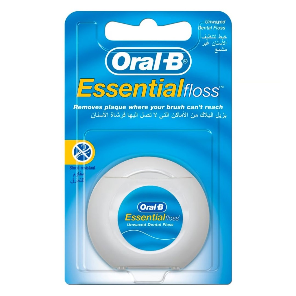 * Oral-B Floss Essential UnWaxed, 50m