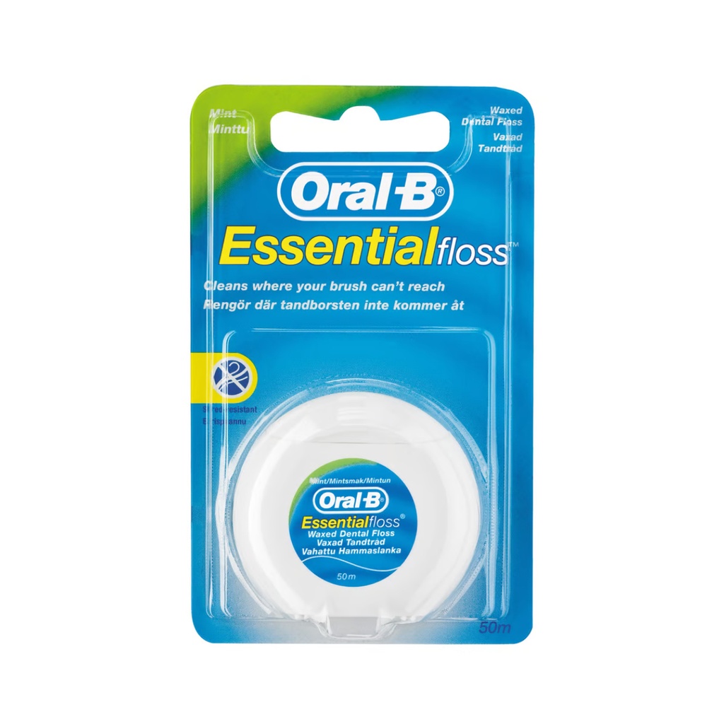 * Oral-B Essential Waxed Dental Floss, 50m