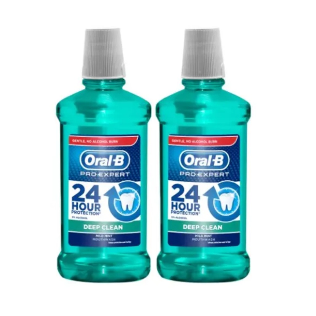 * Oral-B Pro Expert Deep Clean Mouthwash, 500ml - OFFER (1+1 Free)