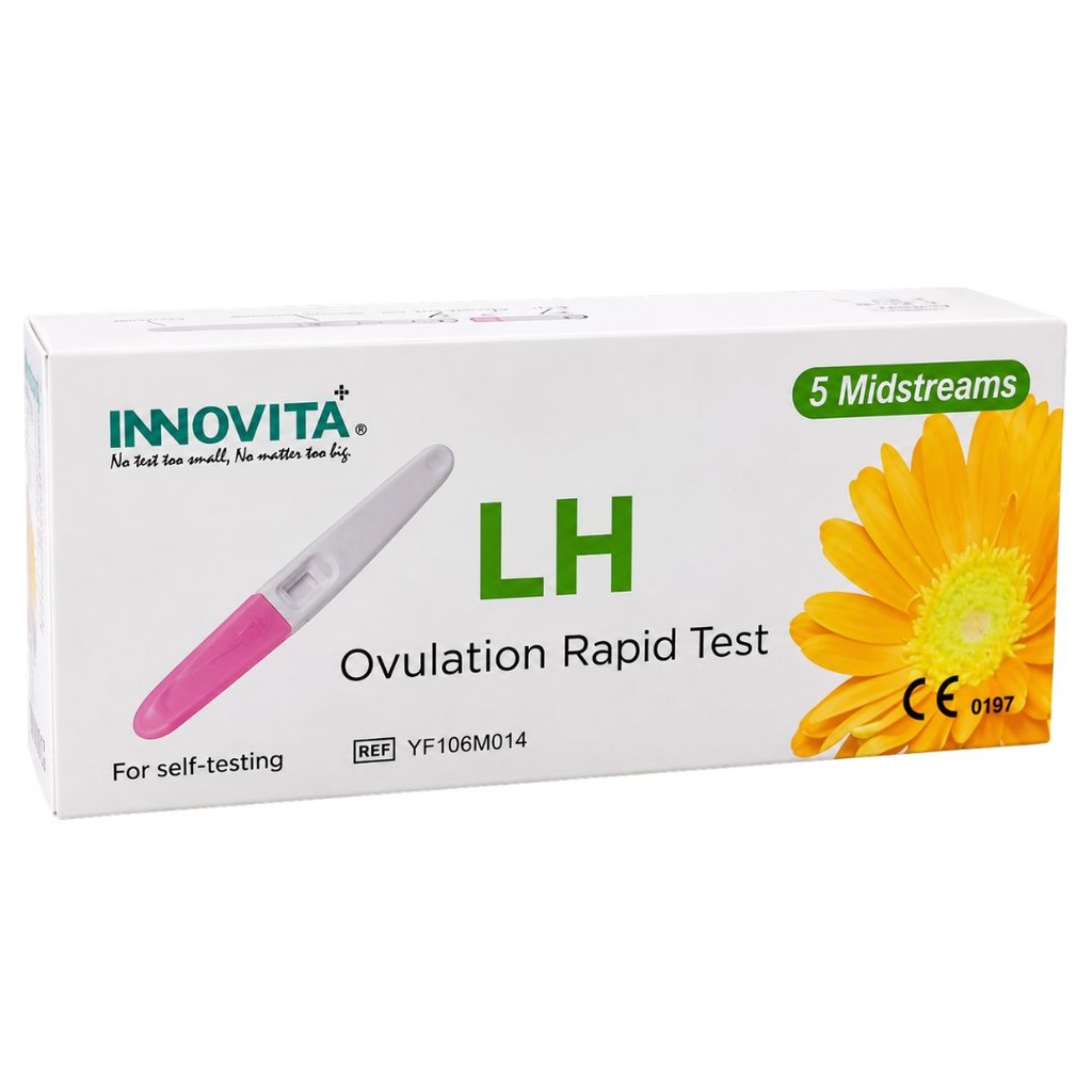 * Innovita Ovulation Rapid Test (LH) Midstream Kit, 5's