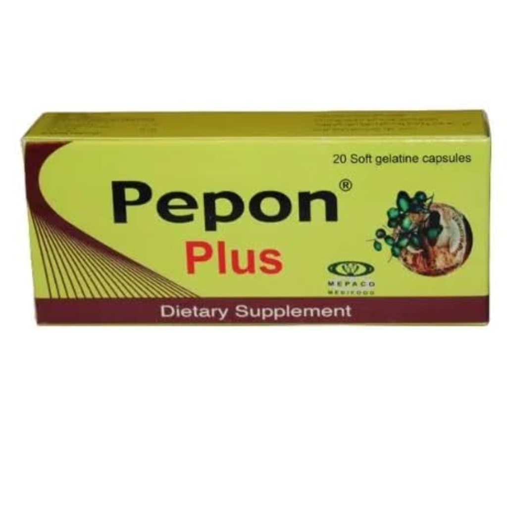 * Pepon Plus Capsules, 20's