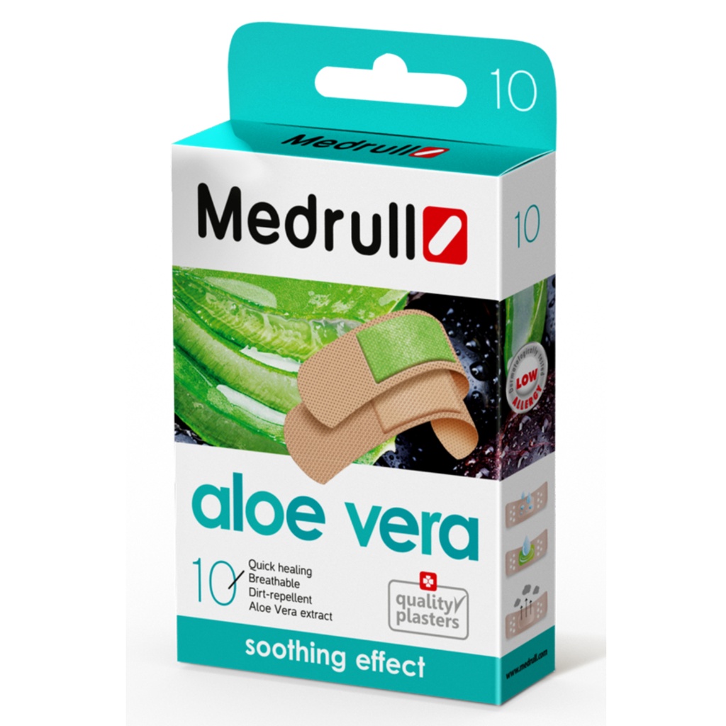 * Plaster Medrull Aloe Vera,10’s