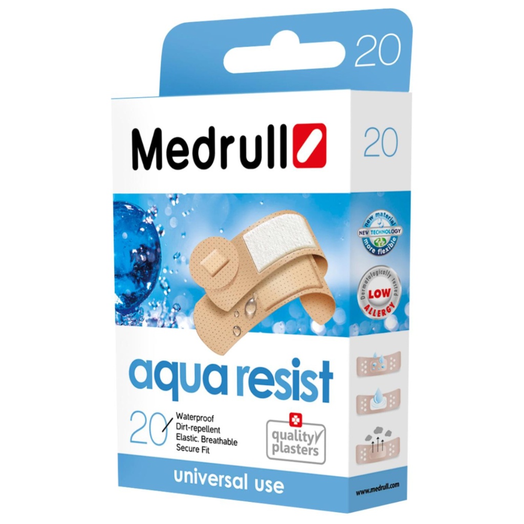 * Plaster Medrull Aqua Resist, 20’s