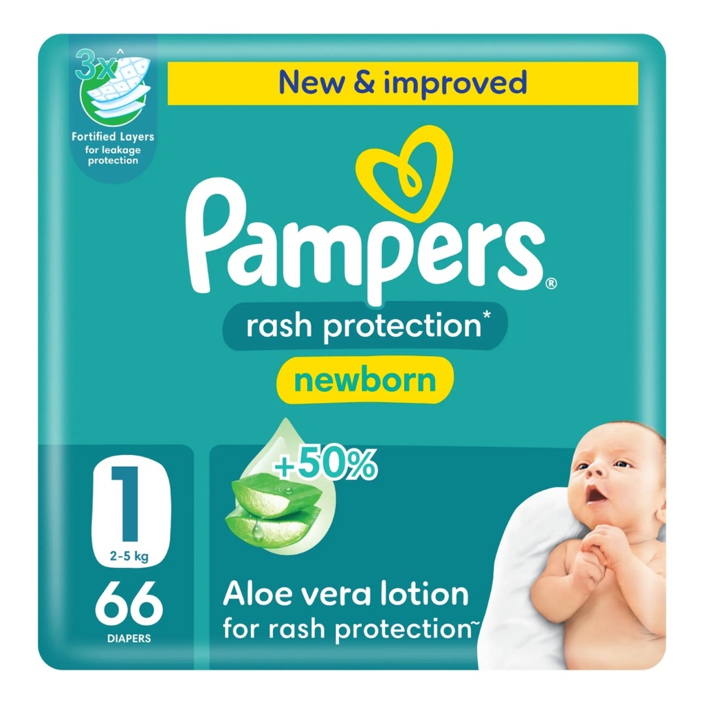 * Pampers Newborn Size 1, 66's