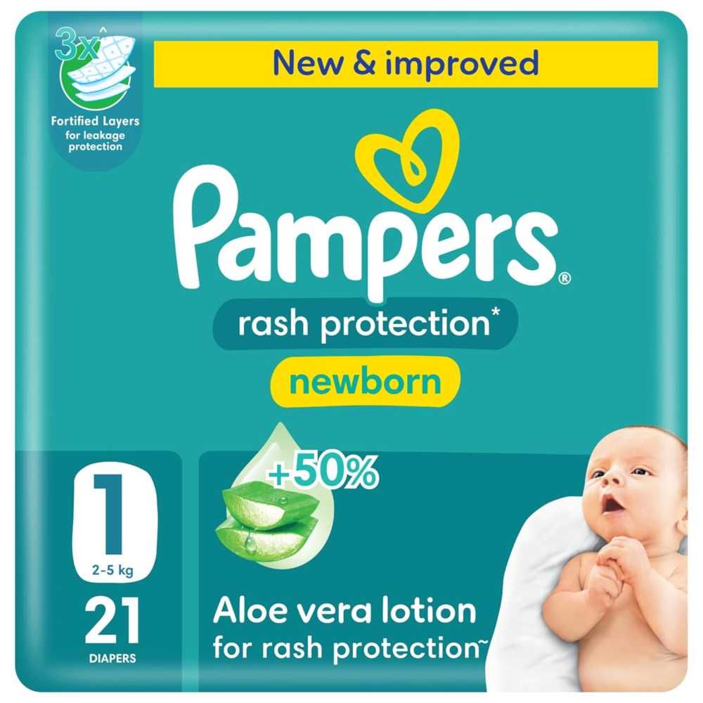 * Pampers Newborn Size 1, 21's
