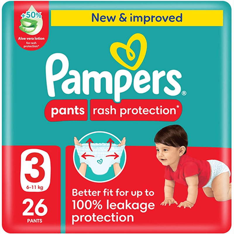 * Pampers Pants Value Pack Size 3, 26's - OFFER