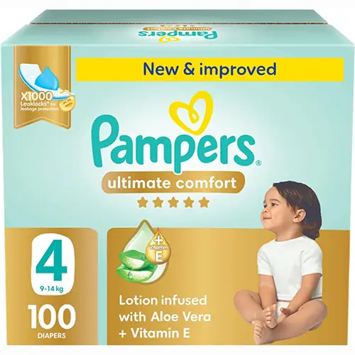 * Pampers Premium Care Mega Box Size 4, 100's