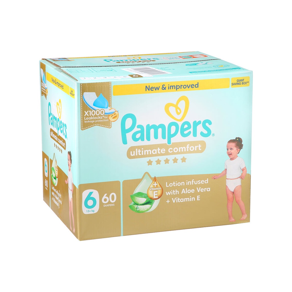 * Pampers Premium Care Box Size 6, 60's