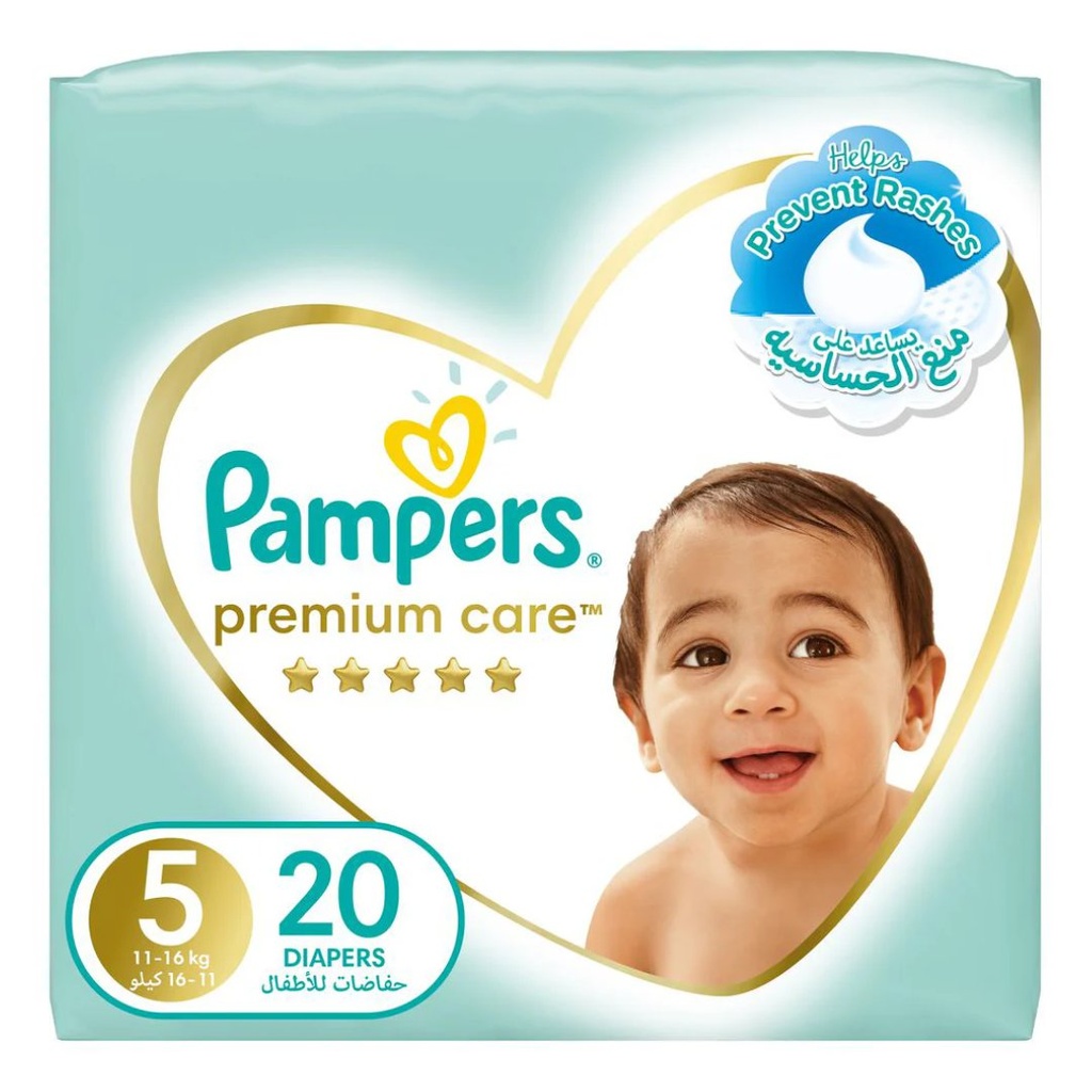 * Pampers Premium Care Size 5, 20's - OFFER