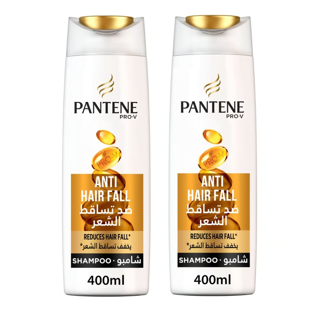* Pantene Anti Hair Fall Shampoo, 2x400ml - OFFER
