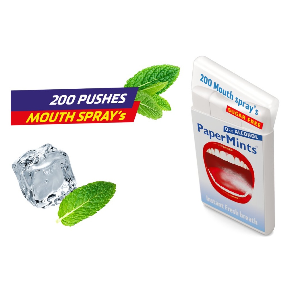 * Papermints Breath Freshener Spray, 200's