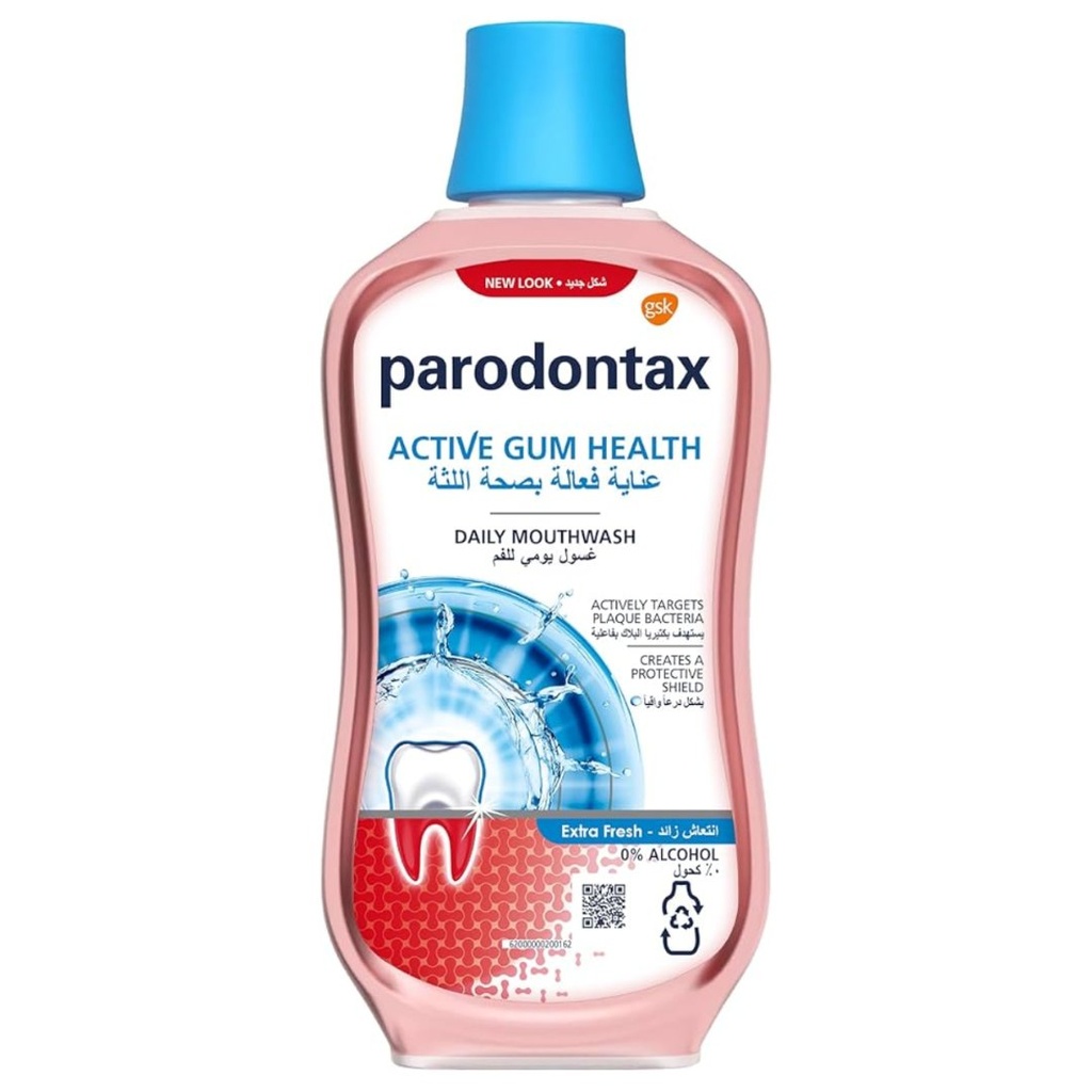 * Parodontax Daily Gum Care Extra Fresh Mouthwash, 500ml
