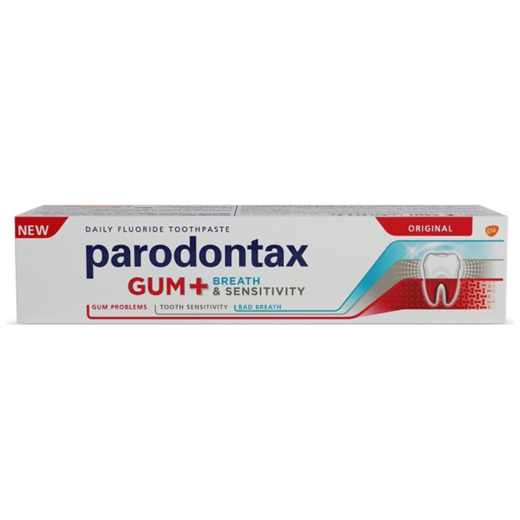 * Parodontax Toothpaste Gum+ Breath & Sensitivity, 75ml