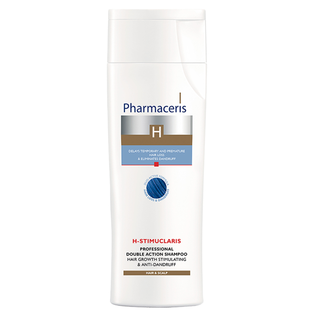 * Pharmaceris-H Double Action Hair Growth Stimulating & Anti-Dandruff Shampoo, 250ml 
