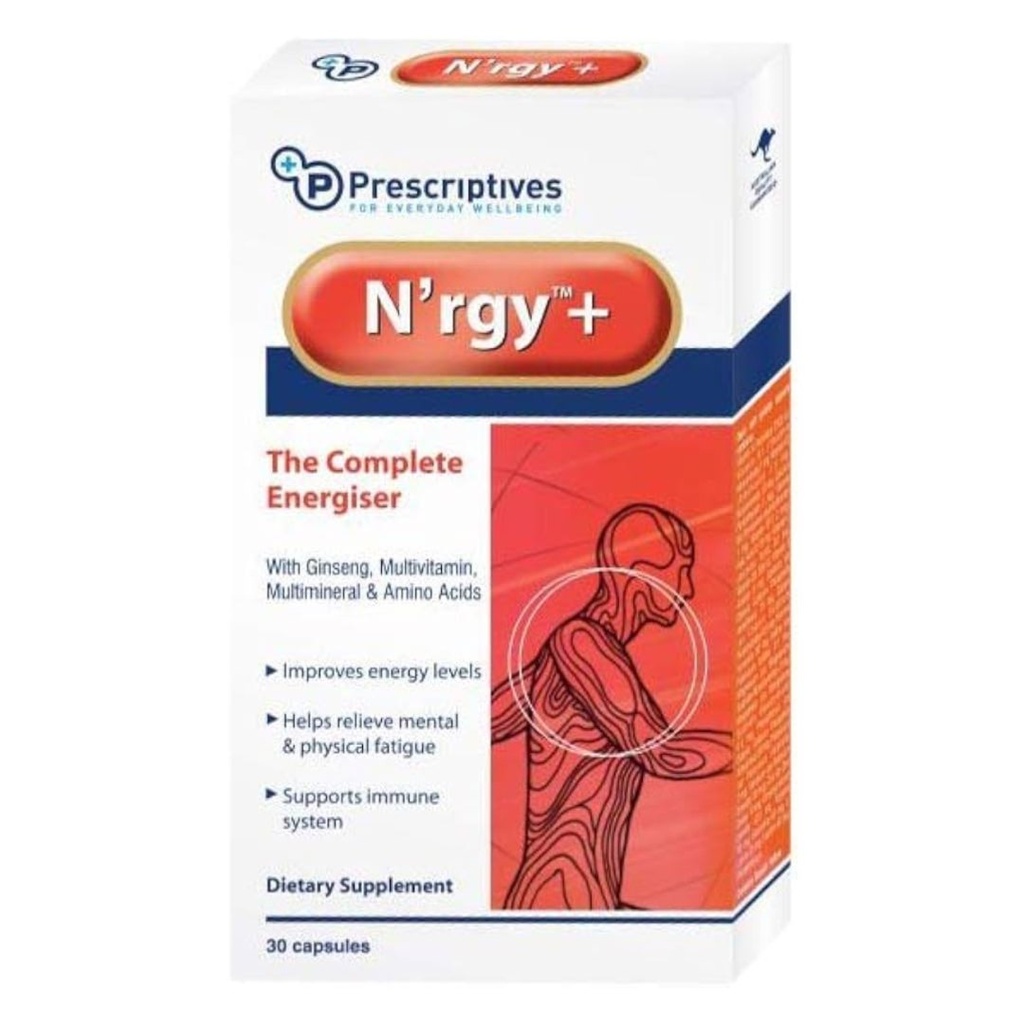  Prescriptives N'rgy+ Capsules, 30's
