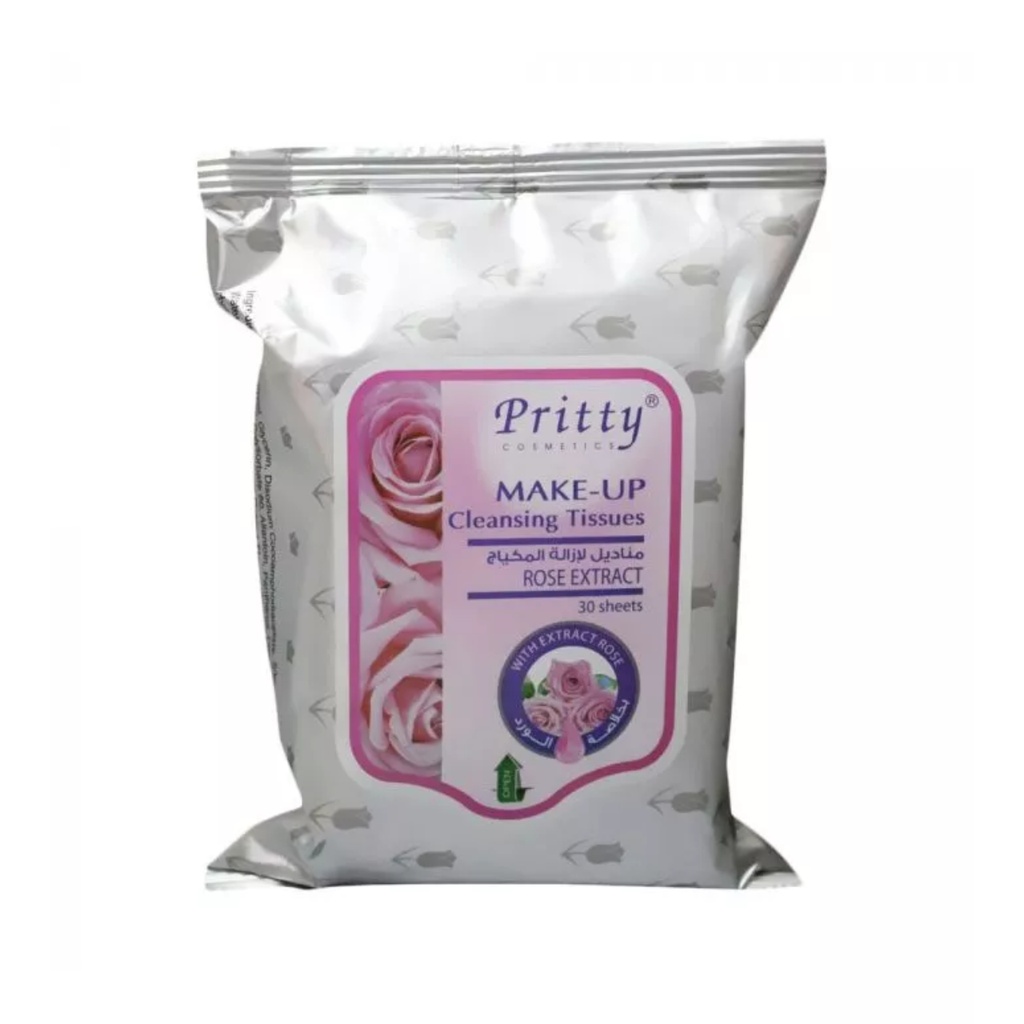 * Pritty Rose Makeup Remover Tissue, 30's