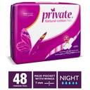 * Private Maxi Pocket Night With Wings, 48's