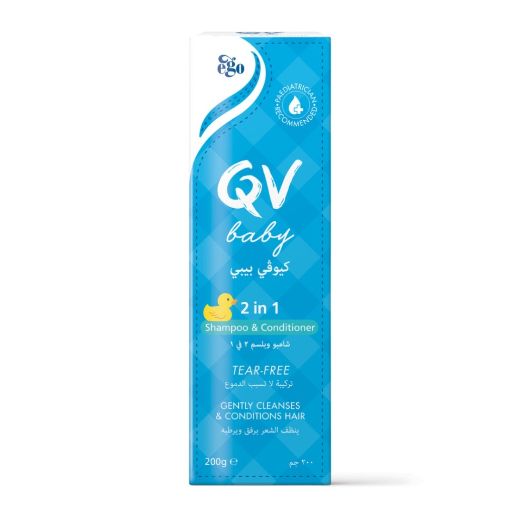 * QV Baby 2in1 Shampoo & Conditioner, 200g