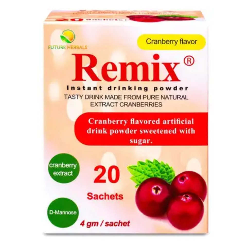 * Remix Cranberry Sachets, 20's