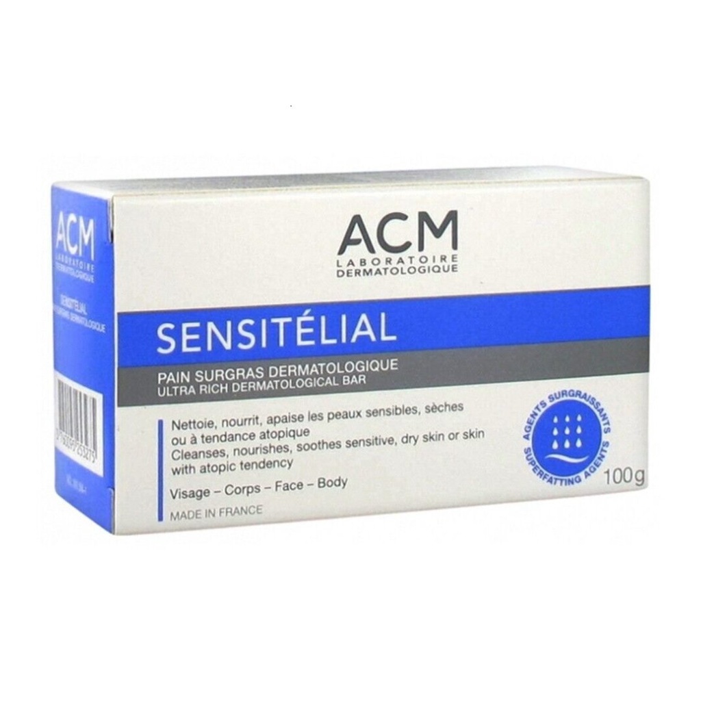 * Acm Sensitelial Ultra Rich Dermatological Bar, 100g