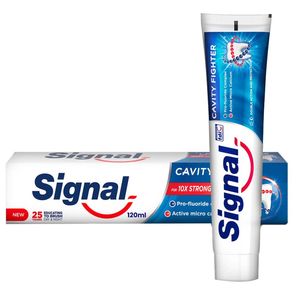 * Signal Fluoride Cavity Fighter Toothpaste, 120ml 