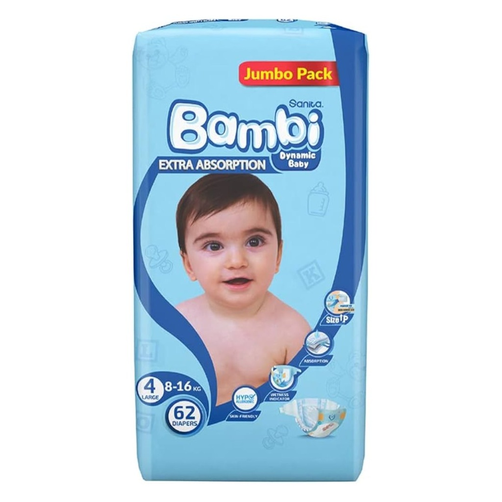 * Sanita Bambi Size 4 (L), 62's