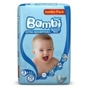  سانيتا بامبي مقاس 3 (متوسط)، 70 قطعة